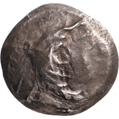 AR Obol Autophradates I, kingdom of Persis, Persepolis, 3rd century BC