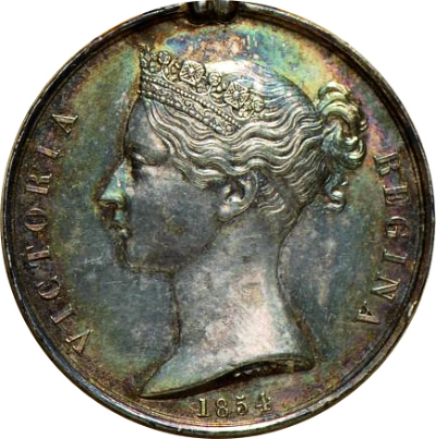 1854. Frankrijk - Groot-Britannië. Britse onderscheiding deelname Krimoorlog