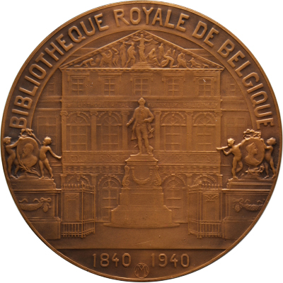 1940. België. Koninklijke Bibliotheek van België 100 Jaar Open voor het Publiek