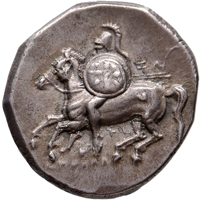 AR Nomos Calabria, Tarentum, 281-272 BC