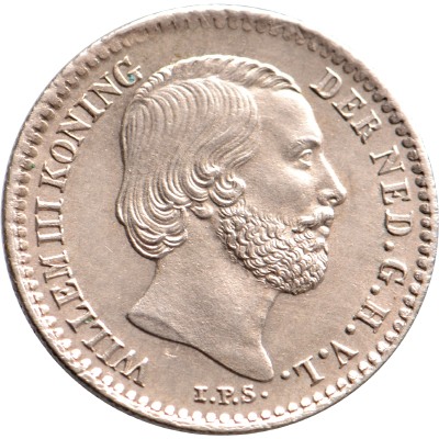 10 cent 1884 Willem III FDC