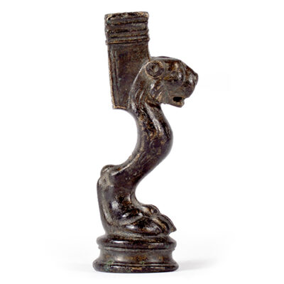 A Roman bronze foot, 2nd-3rd century AD