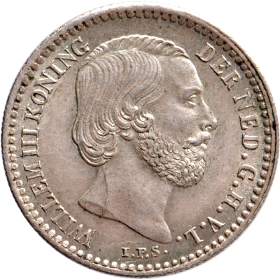 10 cent 1884 Willem III Pr