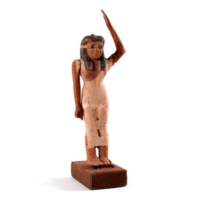 An Egyptian wooden female offering bearer figure, Middle Kingdom, 2050-1652 BC