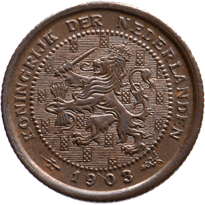 1/2 cent 1903 Wilhelmina FDC-