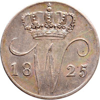 5 cent 1825B Willem I Pr