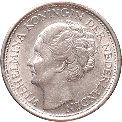 10 cent 1944ES Wilhelmina Pr