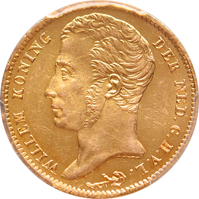10 gulden 1840 Willem I – SS Central America PCGS MS63+