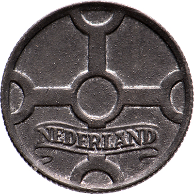 1 cent zink 1944 Wilhelmina FDC-