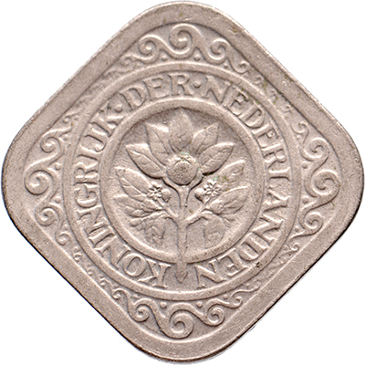 5 cent 1940 Wilhelmina Pr+