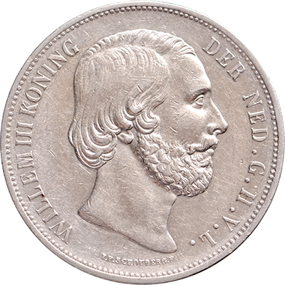 2 1/2 gulden 1870 Willem III Pr-