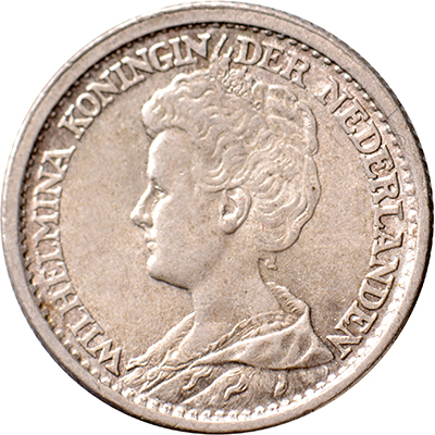 25 cent 1919 Wilhelmina FDC-