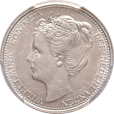 10 cent 1905 Wilhelmina PCGS MS 61