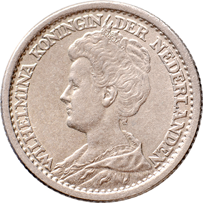 25 cent 1916 Wilhelmina FDC-