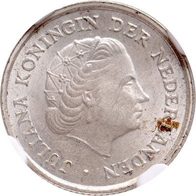 1/10 gulden Nederlandse Antillen 1962 NGC MS 63