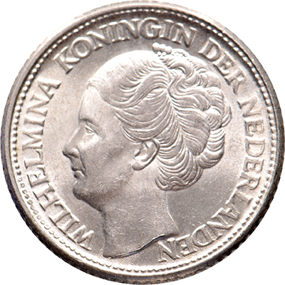 25 cent 1945 Wilhelmina FDC-