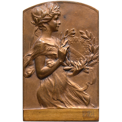 N.d. France. Plaque of merit