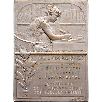 1932. France. 'IN LABORE QUIES'