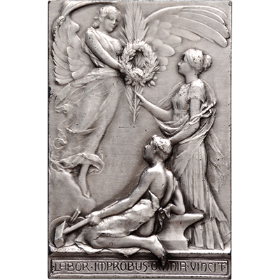 1968 (1925). France. Labor Improbus Omnia Vincit