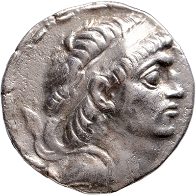 AR Tetradrachm Hyspaosines, kings of Characene, 127-124 BC
