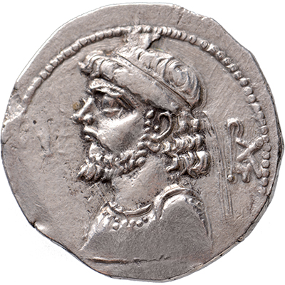 AR Tetradrachm Kamnaskires IV, kings of Elymais, 63/2 – 54/3 BC