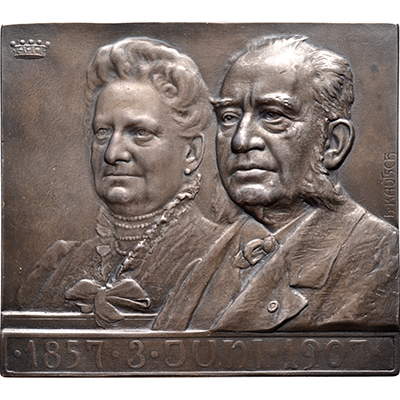 1907. Gouden bruiloft Baron George en Sophie von Rosenthal