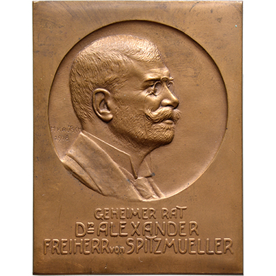 1918. Dr. Alexander Freiherr von Spitzmüller