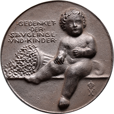 N.d. (1914-1918). Germany. "Gedenket der Säuglinge und Kinder"