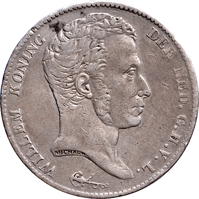1 gulden 1819U Willem I ZFr