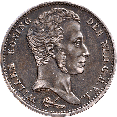 1 gulden 1832 Willem I Pr-