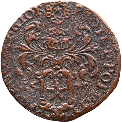 8 stuiver noodmunt Maastricht 1579