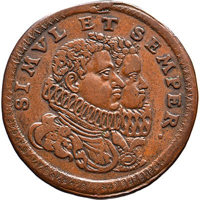 Z.j. (1618). Rekenpenning van de familie Marselaer