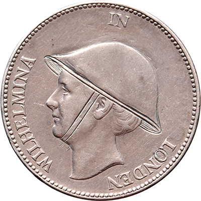 1 gulden 1940 Wilhelmina Pr- WILHELMINA IN LONDEN