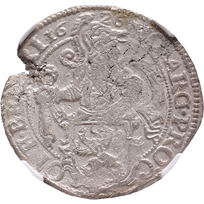 1/2 Lion dollar Friesland 1626 – Campen NGC Shipwreck graded